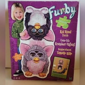 Vintage Furby Large Puzzle Original Y2K Wall Decor Hasbro